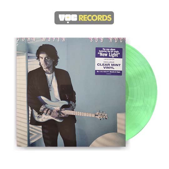 John Mayer Sob Rock Limited Edition Clear Mint Vinyl Import Vọc